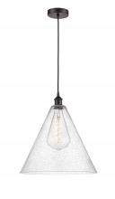  616-1P-OB-GBC-164-LED - Berkshire - 1 Light - 16 inch - Oil Rubbed Bronze - Cord hung - Pendant