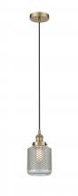  616-1PH-AB-G262-LED - Stanton - 1 Light - 6 inch - Antique Brass - Cord hung - Mini Pendant