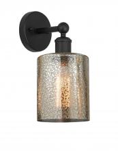  616-1W-BK-G116 - Cobbleskill - 1 Light - 5 inch - Matte Black - Sconce