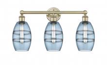  616-3W-AB-G557-6BL - Vaz - 3 Light - 24 inch - Antique Brass - Bath Vanity Light