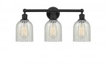  616-3W-BK-G2511 - Caledonia - 3 Light - 23 inch - Matte Black - Bath Vanity Light