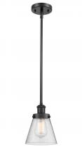  916-1S-BK-G64-LED - Cone - 1 Light - 6 inch - Matte Black - Mini Pendant