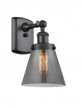  916-1W-BK-G63-LED - Cone - 1 Light - 6 inch - Matte Black - Sconce