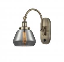  918-1W-AB-G173-LED - Fulton - 1 Light - 7 inch - Antique Brass - Sconce