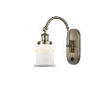  918-1W-AB-G181S-LED - Canton - 1 Light - 7 inch - Antique Brass - Sconce