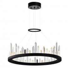  1043P24-101 - Juliette LED Chandelier With Black Finish