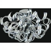  5067C22C - Swivel 13 Light Flush Mount With Chrome Finish