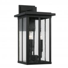  943832BK - 3 Light Outdoor Wall Lantern