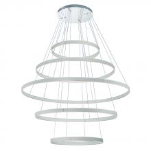  43901-036 - Verdura 1 Light Chandelier in Grey + White