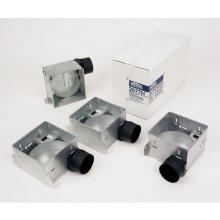  3677H - A Fan/Light Housing Pack, Includes built-in slide channels and mounting brackets.