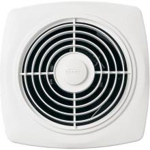  509 - 8 in., Through Wall Ventilation  Fan, White Square Plastic Grille, 180 CFM.