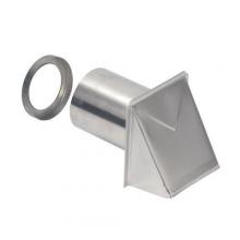  642 - Wall Cap, Aluminum, 4 in. Round Duct.