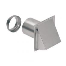  885AL - Wall Cap, Aluminum,  for 3 in. and 4 in. round duct