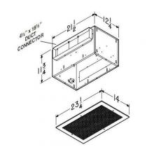  L400K - Ventilator;406 CFM Horizontal, 3.3 Sones;399 CFM Vertical, 3.3 Sones. Metal wheels. 120V.