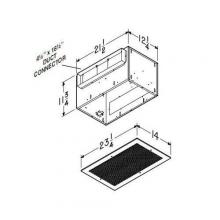  L500K - Ventilator; 481 CFM Horizontal, 4.4 Sones; 473 CFM Vertical, 4.0 Sones. Metal wheels. 120V.