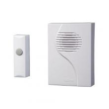  LA203WH - White Wireless Plug-In Door Chime — 1, 2 or 8 notes