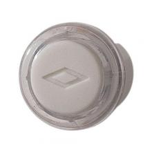  PB18LWHCL - Door Chime Pushbutton, clear with white cap — lighted