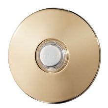  PB41BGL - Door Chime Pushbutton, polished brass stucco — unlighted