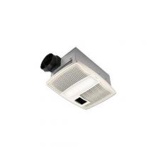  QTX110HFLT - 110CFM Ventilation Fan with Heater and Flourescent Light