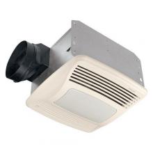  QTXE110SFLT - Ultra Silent, Humidity Sensing Fan, Fan/Light/Nightlight, White Grille, 110 CFM. Title 24 Compliant,