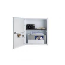  RSC3000N - Deluxe security cabinet , Recessed, 15-3/4 in.  in.W x 18 in.H, with keyed lock, key/jewelry rack, p