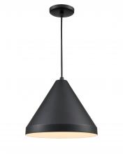  RWCC17-SB - R Series 1-Light Cord Hung Wide Cone Satin Black