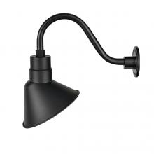  LEDRAS10-SB - R Series 1-Light LED Angle Shade Satin Black