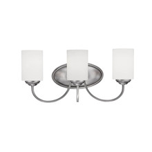  3073-BPW - Lansing 3-Light Vanity Brushed Pewter