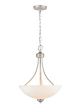  9802-SN - Ivey Lake 2-Light Pendant light Satin Nickel