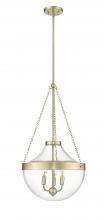  20103-MG - Clarra 3-Light Pendant light Modern Gold