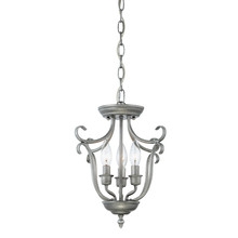  1323-RS - Fulton 3-Light Pendant light Rubbed Silver