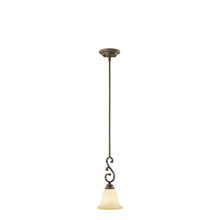  1201-RBZ - Oxford 1-Light Mini-Pendant light Rubbed Bronze