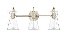  21003-MG - Camellia 3-Light Vanity Modern Gold