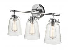  4413-CH - Amberose 3-Light Vanity Chrome