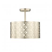  4292-MG - Gracelan 2-Light Semi-Flush Ceiling Mount Modern Gold