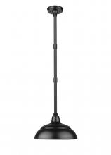  UW14-SBL - R Series 1-Light Pendant light Satin Black