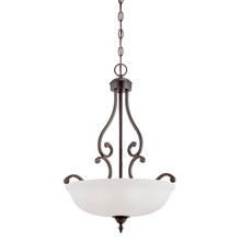  1583-RBZ - Courtney Lakes 3-Light Pendant light Rubbed Bronze