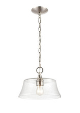  2111-BN - Caily 1-Light Pendant light Brushed Nickel