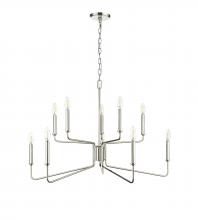  29010-PN - Raven 1 - Light Chandelier Ceiling Light Polished Nickel