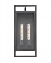  270102-TBK - Agatha 2-Light Outdoor Wall Sconce Textured Black