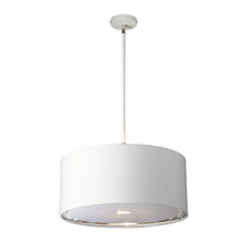  EL/BALANCE/PW - Modern Balance White and Polished Nickel Pendant