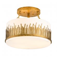  FM90610G-15 - Sawgrass Semi-flush Light in Gold