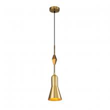  PD00117AGB-1 - Bijou Small Aged Brass Pendant