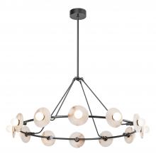  CH346046UBAR - Dahlia 46-in Urban Bronze/Alabaster LED Chandeliers