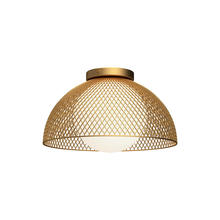  FM402513GDOP - Haven 12-in Gold/Opal Matte Glass 1 Light Flush Mount