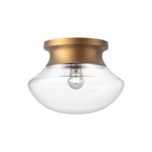  FM464012AG - Marcel 11-in Aged Gold 1 Light Flush Mount