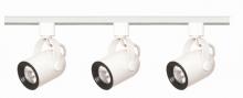  TK348 - 3 Light - MR16 - Round Back Track Kit - 4 foot Track - Line Voltage - White