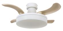  21066401 - Fanaway Orbit 36-inch Matte White Ceiling Fan with Light