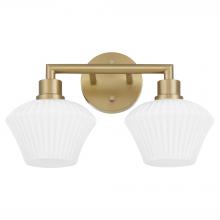  5221-2-80 - Cassini 2 Light Vanity, Aged Brass