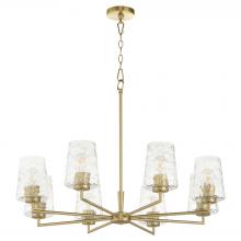  6204-8-80 - Goodwin 8 Light Chandelier |Aged Brass